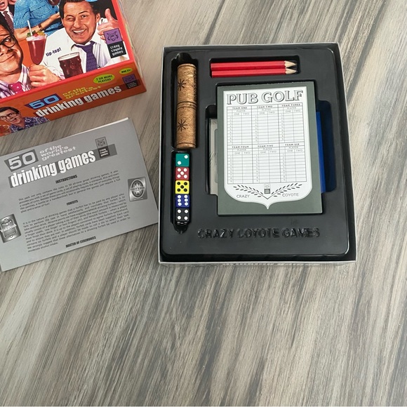 50 of the Worlds Greatest Drinking Games - Never used - by Crazy Coyote Games - Picture 3 of 10